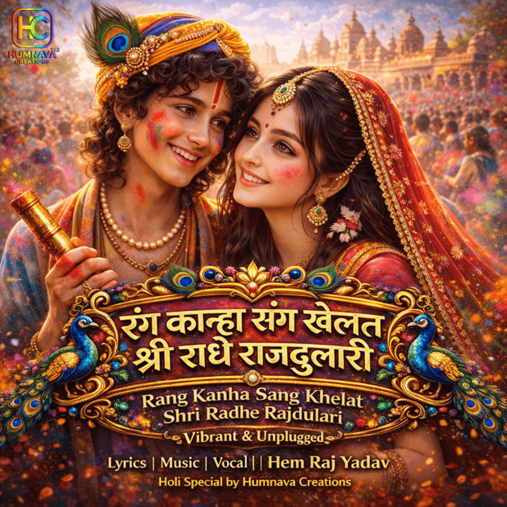 Rang Kanha Sang Khelat Shri Radhe Rajdulari (Vibrant)